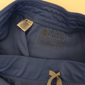 Livingston basic scrub pants XS ceil blue